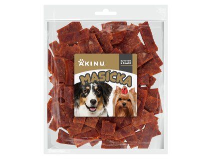 Akinu MASÍČKA Králičí pásky pamlsek pro psy 300 g