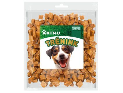 Akinu Trénink Lososové kostky pamlsek pro psy 400 g
