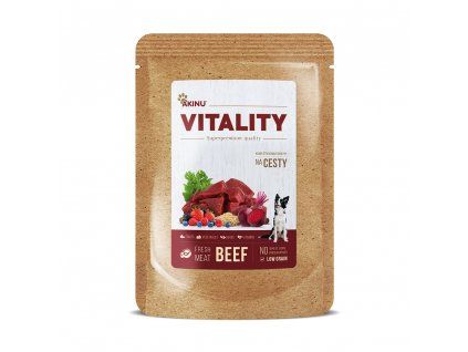 Akinu VITALITY Hovězí kapsička pro psy na cesty 300 g