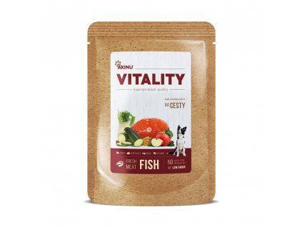 Akinu VITALITY Rybí kapsička pro psy na cesty 300 g
