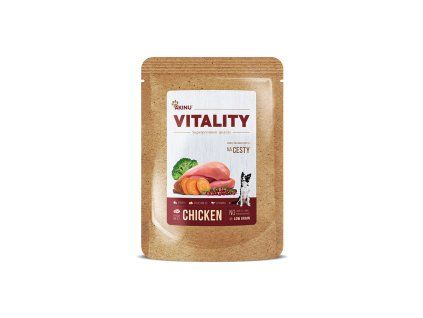 Akinu VITALITY Kuřecí kapsička pro psy na cesty 150 g