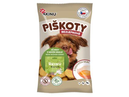 Akinu Bezlepkové piškoty pamlsek pro psy 120 g