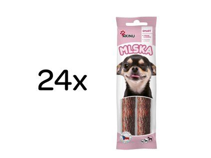 Akinu MLSKA Uherské salámky pamlsek pro psy 24 ks