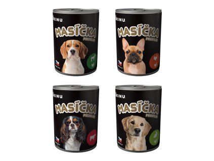 Akinu MASÍČKA PREMIUM MIX Mleté konzervy 4 x 400 g